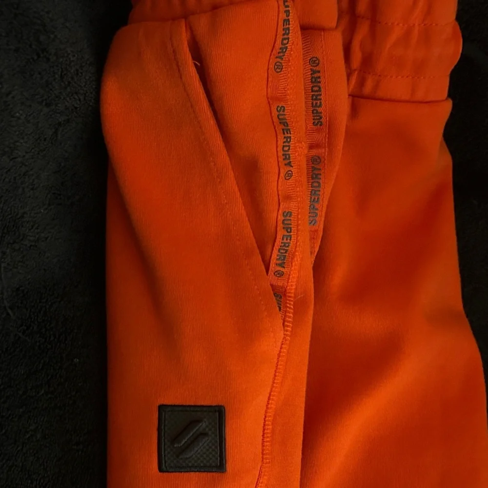 Superdry Men's Bright Orange Athletic Shorts - Picture 3 of 4